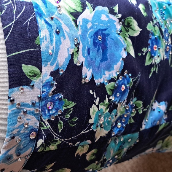 Sequin Hearts size 7 blues/white/green mermaid skirt - Picture 5 of 5